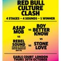 REDBULL CULTURE CLASH UK - ROUND ONE | A$AP MOB vs BOY BETTER KNOW vs REBEL SOUND vs STONE LOVE