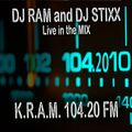 Dj RAM & DJ STIXX - K.R.A.M. 104.20 FM Mix ( 90s and 00s house-dance )