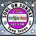 Soul On Sunday Show - 24/01/21, Tony Jones on MônFM Radio * W H I T E O U T * S O U N D S *
