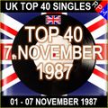 UK TOP 40 01-07 NOVEMBER 1987