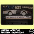 Hatcha - Rinse FM - 10/09/2003