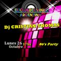 Cristian Thomas 20201026 Live @ El Club Del Vinilo Argentina (80s) Vinyl Dj Set