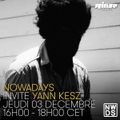 Nowadays invite Yann Kesz - 3 Decembre 2015