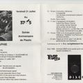 Tape recorded at 37°5 in Estaimpuis in 1988  dj Plasic ( Pascal 
