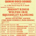 Gemini Disco Sound@Ace Cinema Brixton London UK 10.9.1983