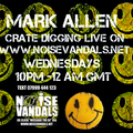 Crate Digger Radio show 147 w / Mark Allen live on www.noisevandals.co.uk