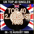 UK TOP 40 : 06 - 12 AUGUST 1989