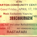Jah Love Muzik @ Ewarton Community Centre  Ilawi & Briggy 1981 (DB#16)  D Brown Collection
