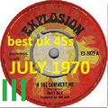 JULY 1970: Best UK 45s III (reggae)