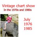 vintage chart show for July 1976 and 1985