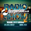 DEEPINSIDE RADIO SHOW 151 'MIAMI 2017 Edition'