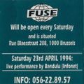 Bandulu LIVE at Fuse (Brussel - Belgium) - 23 April 1994