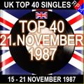 UK TOP 40 :  15 - 21 NOVEMBER 1987