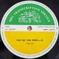 Transcription Service Top Of The Pops - 25