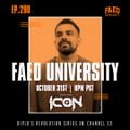 FAED University Episode 290 featuring DJ Icon