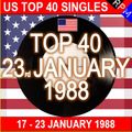 US TOP 40 : 17 - 23 JANUARY 1988