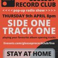 Glossop Record Club - Side One Track One (pop-up radio show) (9 April 2020)