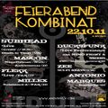 Flekk (Live PA) @ Feierabend Kombinat - Lehmann Club Stuttgart - 22.10.2011