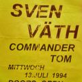 SVEN VATH @ OZ (Stuttgart):13-07-1994