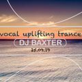vocal uplifting trance DJ BAXTER