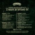 A Night At Studio 54 Program I (1979)
