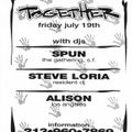 DJ Spun from San Francisco recorded Live at Together in Downtown Los Angeles on July 19th 1996