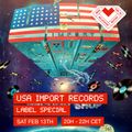 USA IMPORT Records Label Special for WBM at We Are Various | 13-02-21