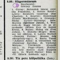 Slágermúzeum. Szerkesztő: Göczey Zsuzsa. 1986.11.11. Petőfi rádió. 8.08-8.50.
