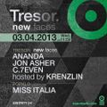 Krenzlin @ New Faces - Tresor Berlin - 03.04.2013