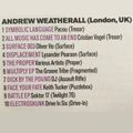 Andrew Weatherall - Musik Top 10 - September 1997
