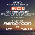 BUZZ×3 9th Anniversary at R LOUNGE,Tokyo 10th November 2019
