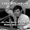 Tony Blackburn's First show on the BBC 1967