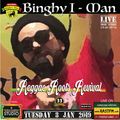the Reggae Revival night with Binghy i-man  pon de control live on Rastfm