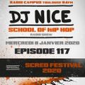 School of Hip Hop Radio Show special SCRED FESTIVAL 2020 - 08/01/20 - Dj NICE