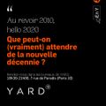 Yard présente En Y : Que peut-on (vraiment) attendre de la nouvelle décennie ? - 16 Janvier 2020