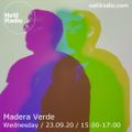 MADERA VERDE ON NETIL RADIO (Sept 2020)