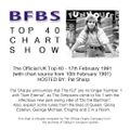 BFBS Radio UK Top 40 chart with Pat Sharp - 10/02/1991