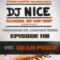 School of Hip Hop Radio Show spécial SEAN PRICE - 22/01/2020 - Dj NICE