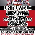 UK Rumble Soundclash@Ice Lounge Telford UK 30.6.2018