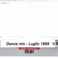 Dance mix - Luglio 1989