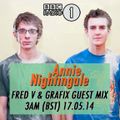 Fred V & Grafix (Hospital Records) @ Annie Nightingale Show, BBC Radio 1 (17.05.2014)