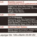'We Love Hart Techno' @ Tresor, Berlin - 30.11.2001