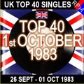 UK TOP 40 25 SEPTEMBER - 01 OCTOBER 1983