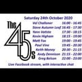 The 45s On-liner 24th October 2020 Set 2 Steve Green