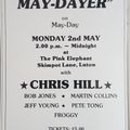 CHRIS HILL LIVE AT THE LUTON ALLDAYER MONDAY 2nd MAY 1983