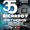 Ricardo F @ Distorsion, Fiesta 35º Aniversario como DJ, Sala Estraperlo, Badalona (2022)