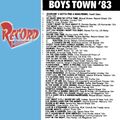 Record Mirror 1983 Boystown & Hi-NRG Disco Top 50