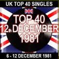 UK TOP 40 06-12 DECEMBER 1981