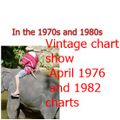 Vintage chart show April 1976 and 1982 charts