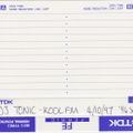 DJ Tonic - Kool FM - 04.10.1997 - '94 Jungle Set